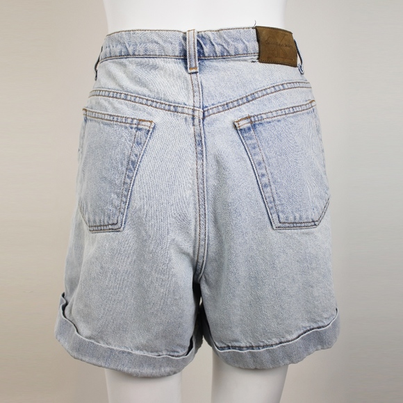 Vintage Calvin Klein Jeans High Waist Denim Shorts - Picture 5 of 7